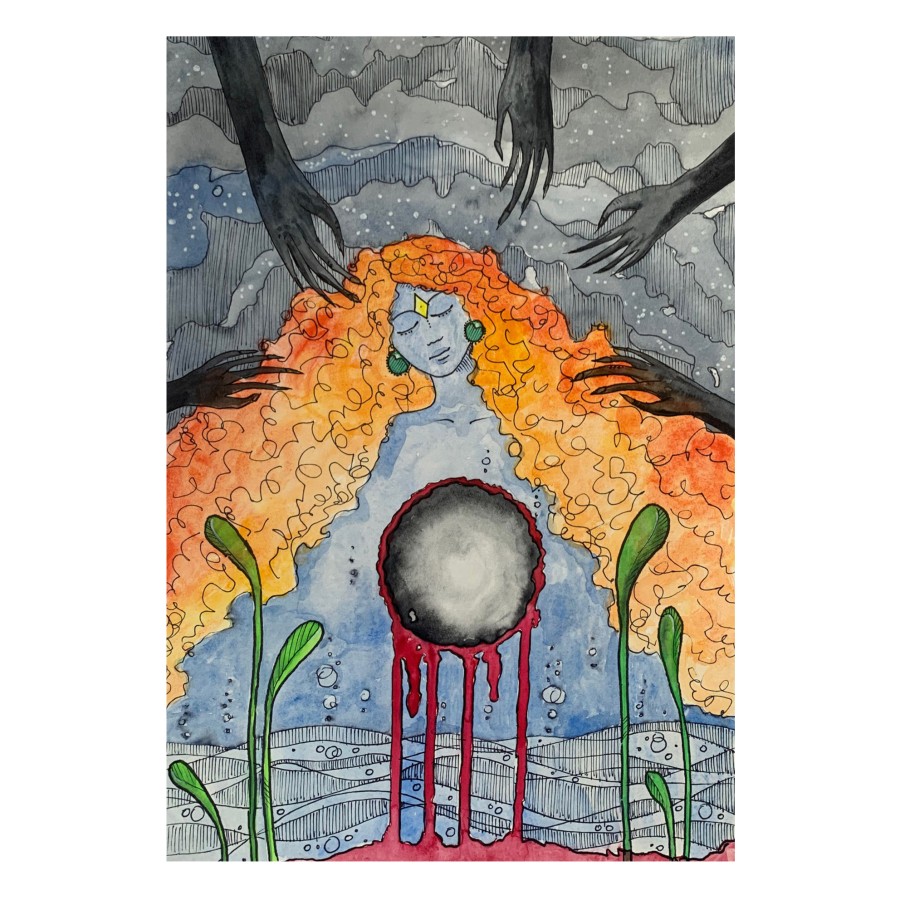 BLEEDING, 37x47cm.