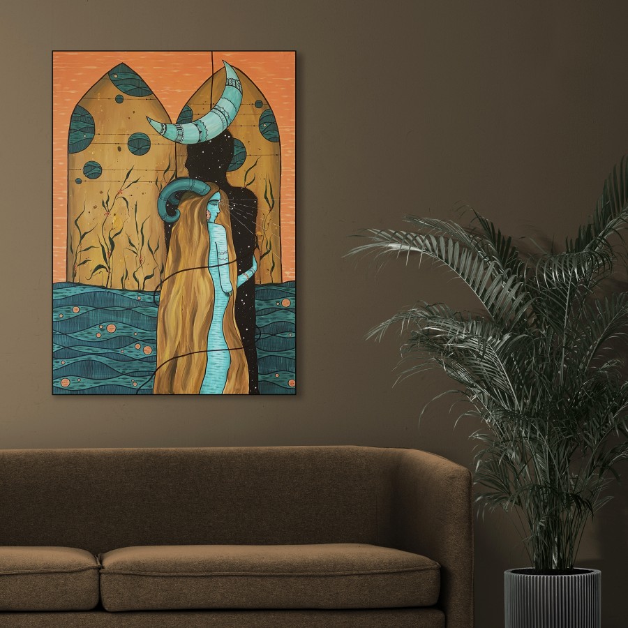 HOLDING ON, 70x100cm