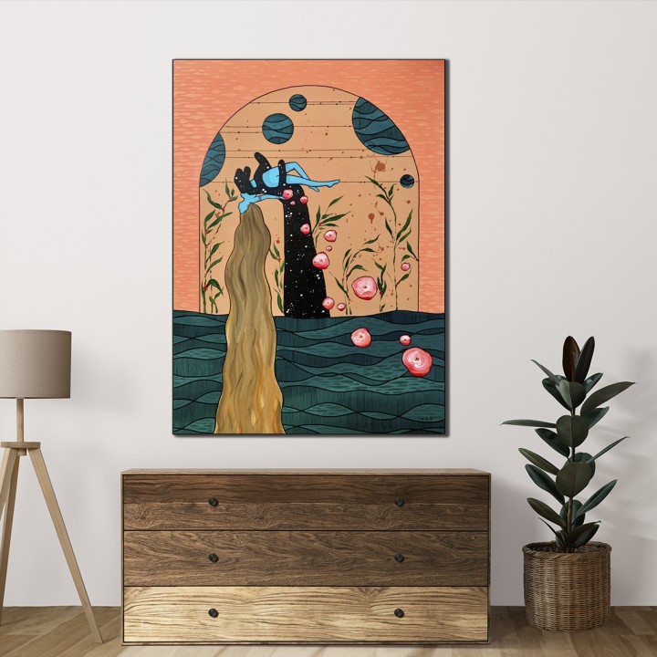 SAVED, 70x100cm
