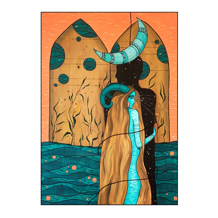 HOLDING ON, 70x100cm