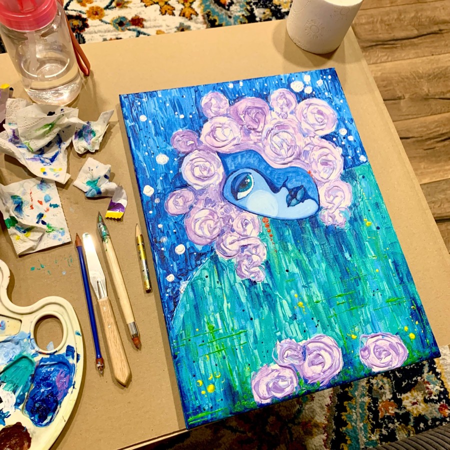 TEARS LEFT BEHIND,  20x30