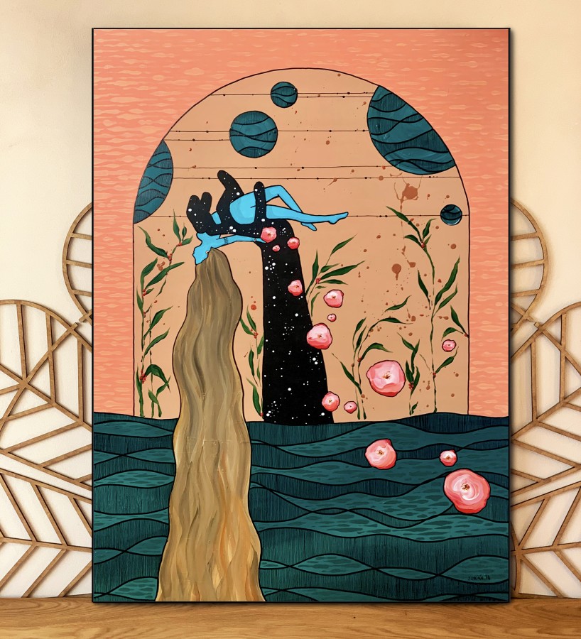SAVED, 70x100cm