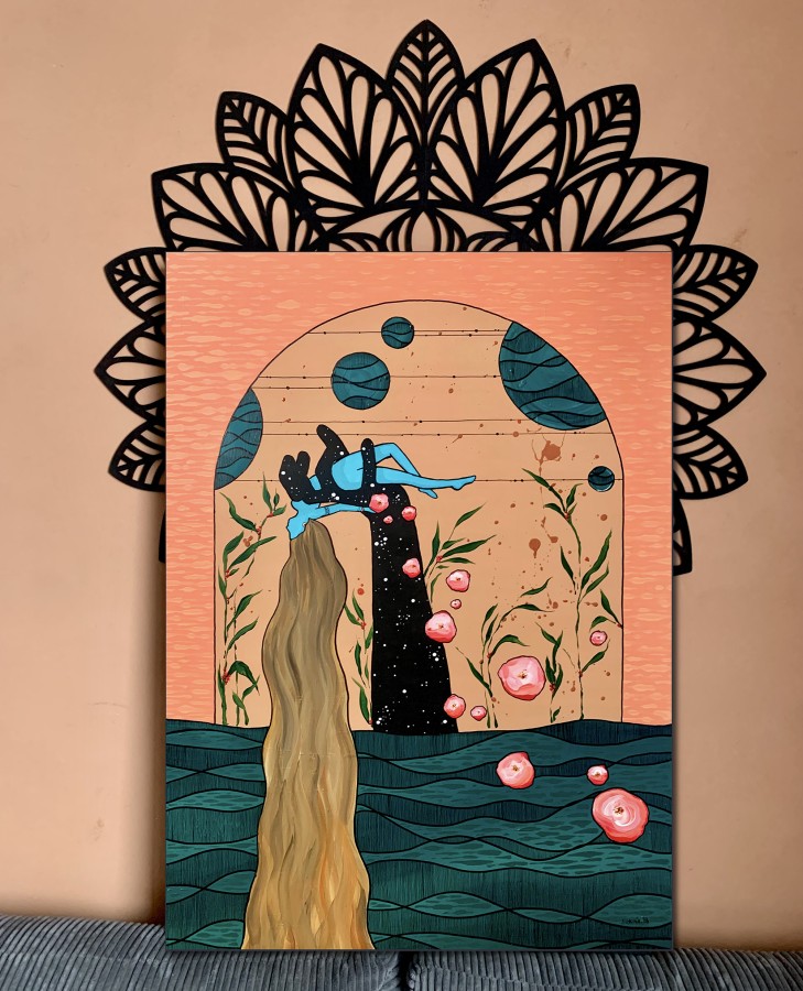 SAVED, 70x100cm